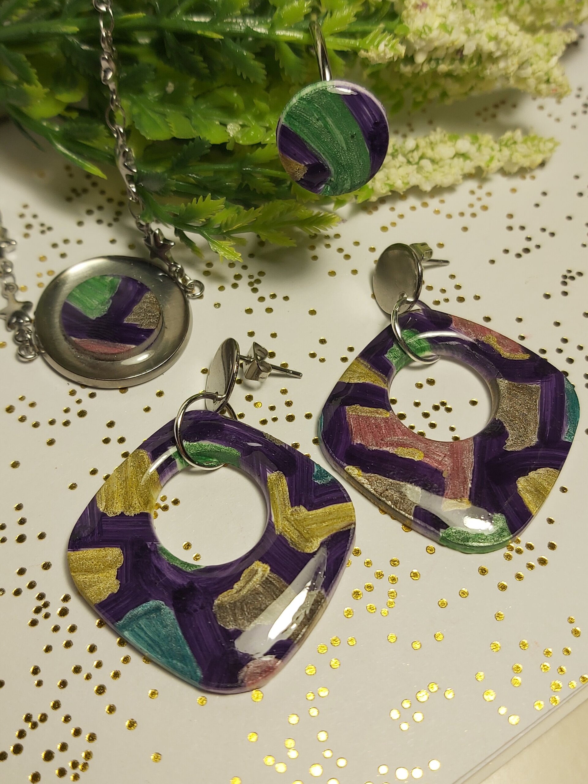 NUVOLS PRO. CONJUNTO DE ANILLO, PULSERA Y PENDIENTES. - 3
